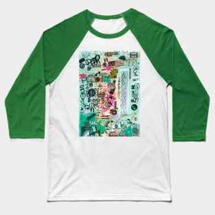 Sticker Urban Style Graffiti Tags Baseball T-Shirt